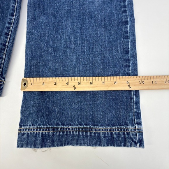 VTG Lucky Brand Gene Montesano Made in USA 90s Women 12/31 Carpenter Dungarees - Picture 12 of 12